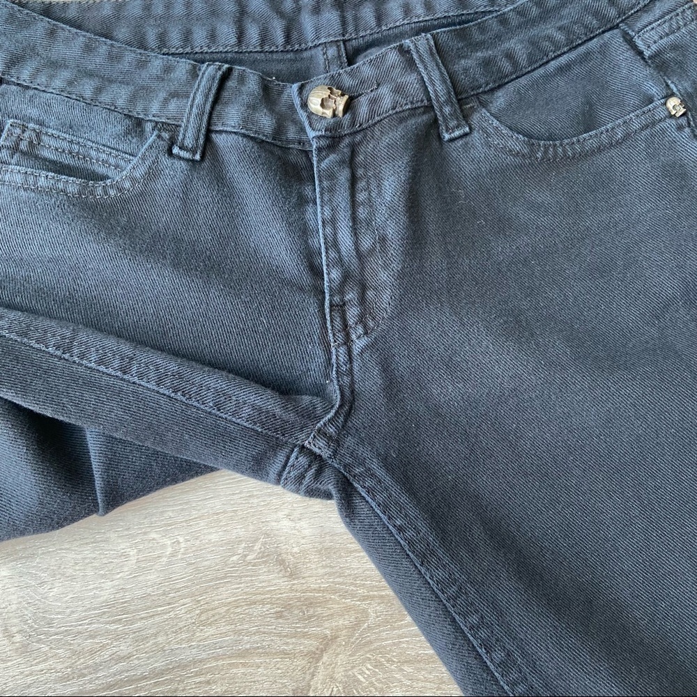 Lord Richards Skull Rivet Slim  Fit Stretch Jeans - Picture 3 of 13